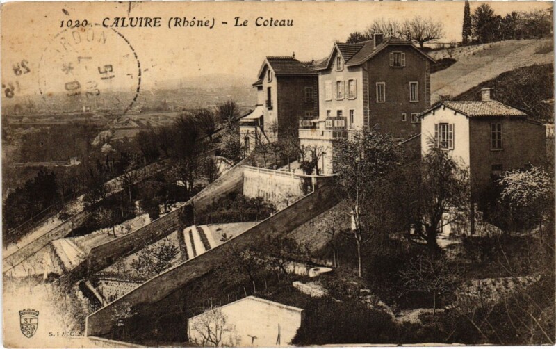 Carte postale ancienne Caluire - Le Coteau