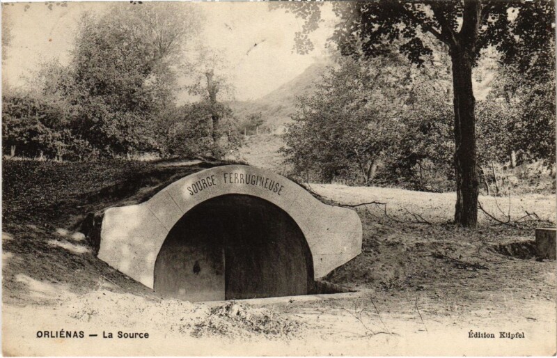 Carte postale ancienne Orlienas - La Source à Orliénas