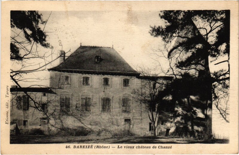 Carte postale ancienne Dareize - L Vieux Chateau de Chanze