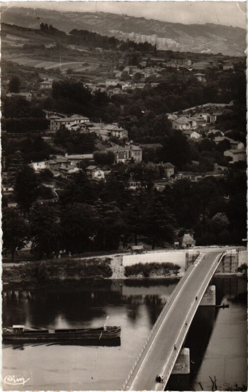 Carte postale ancienne Collonges-au-Mont-d'Or - Le Nouveau Pont à Collonges-au-Mont-d'Or