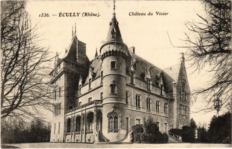 Carte postale ancienne Ecully - Chateau du Vivier à Écully
