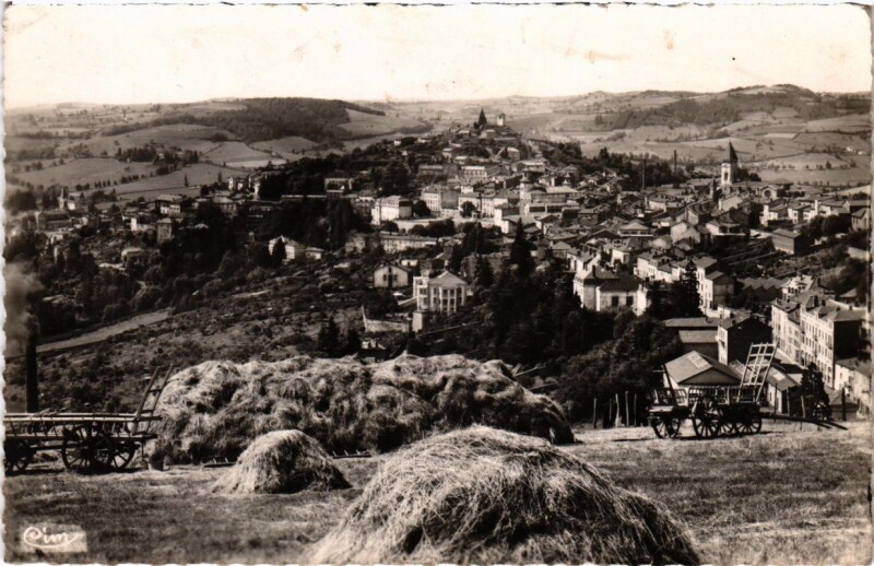 Carte postale ancienne Thizy - Vue Generale