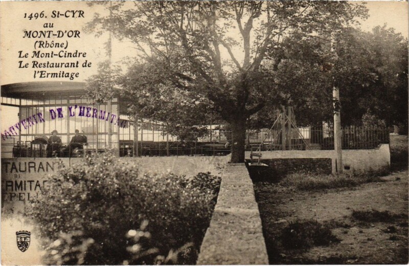 Carte postale ancienne Saint-Cyr-au-Mont-d'Or - Mont-Cindre - Restaurant de l'Ermitage à Saint-Cyr-au-Mont-d'Or