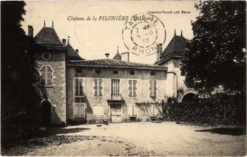 Carte postale ancienne Chateau de Piloniere - Saint-Lager à Saint-Lager