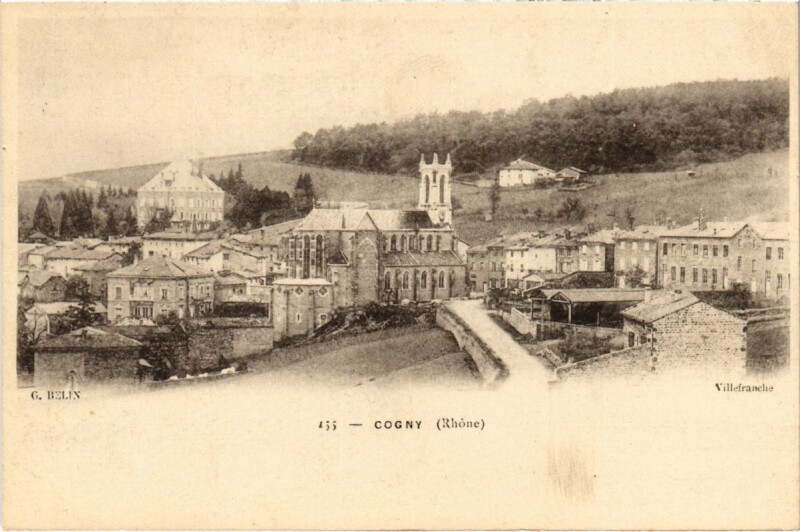Carte postale ancienne Cogny - Vue Generale à Cogny