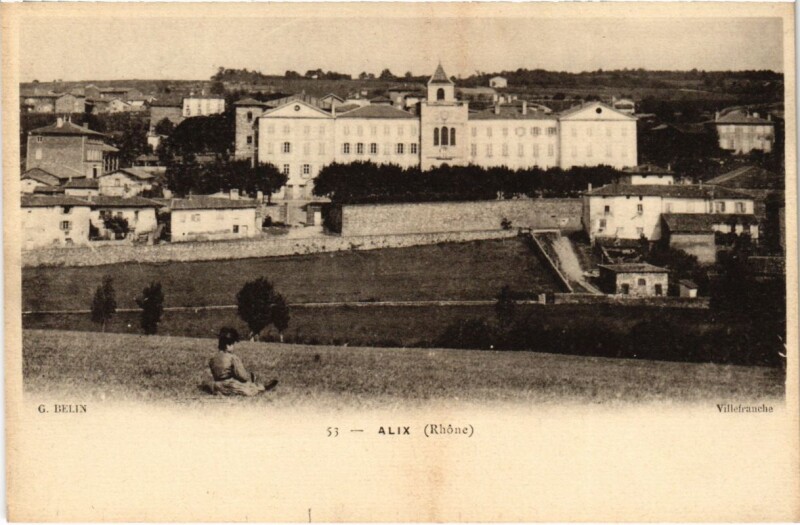 Carte postale ancienne Alix - Vue Generale à Alix