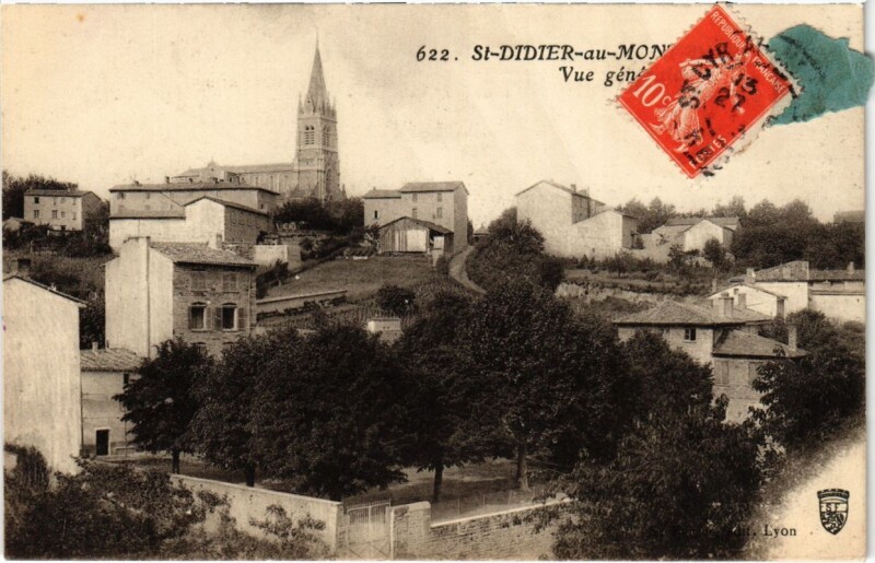 Carte postale ancienne Saint-Didier-au-Mont-d'Or - Vue Generale à Saint-Didier-au-Mont-d'Or
