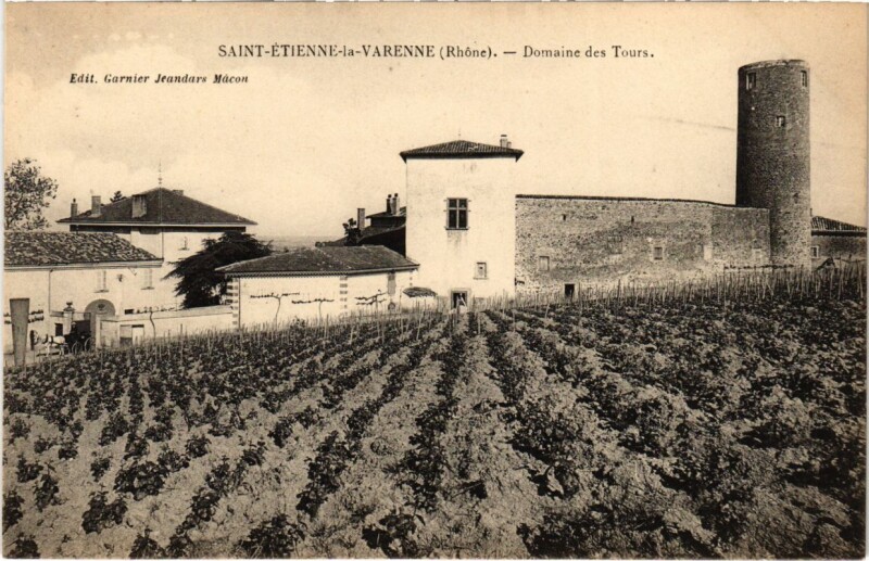 Carte postale ancienne Saint-Etienne-la-Varenne - Domaine des Tours à Saint-Étienne-la-Varenne