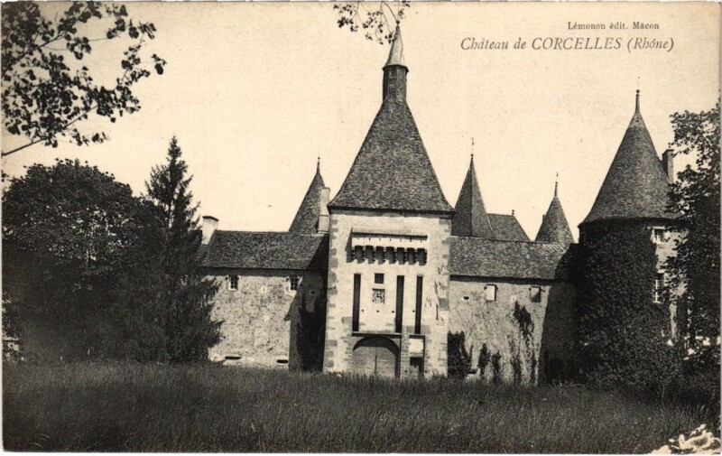 Carte postale ancienne Chateau de Corcelles
