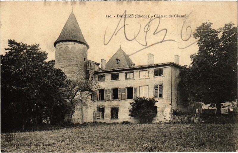 Carte postale ancienne Dareize - Chateau de Chanze
