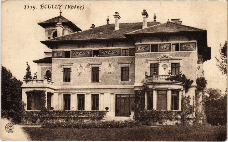 Carte postale ancienne Ecully - Chateau à Écully