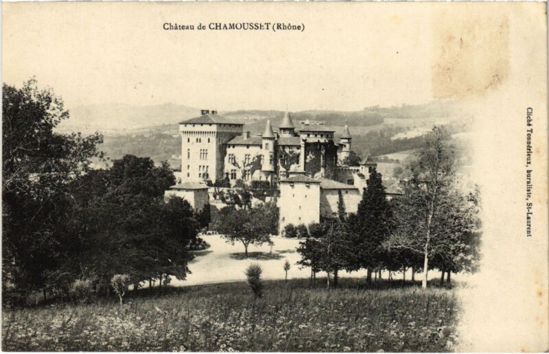 Carte postale ancienne Chateau de Chamousset