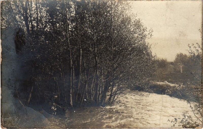 Carte postale ancienne Rhone - River Scene