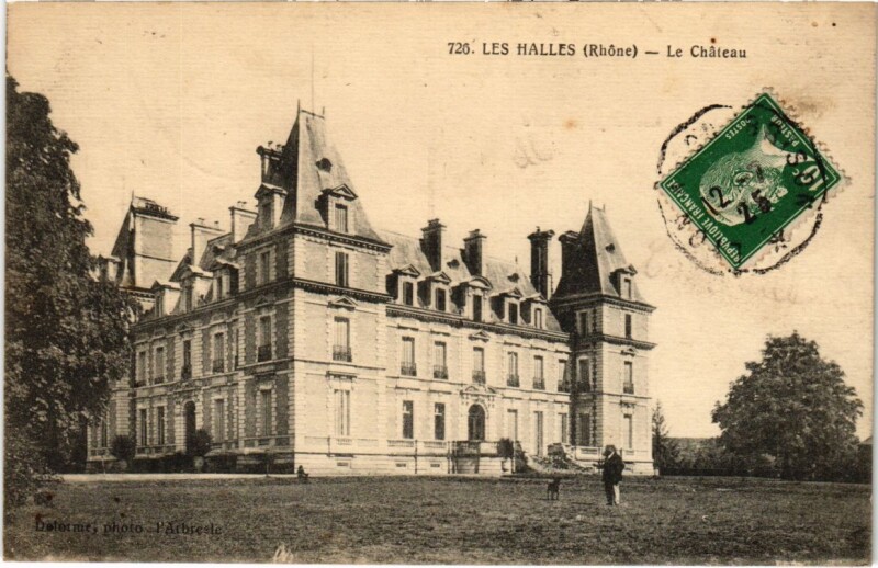 Carte postale ancienne Les Halles - Le Chateau aux Halles