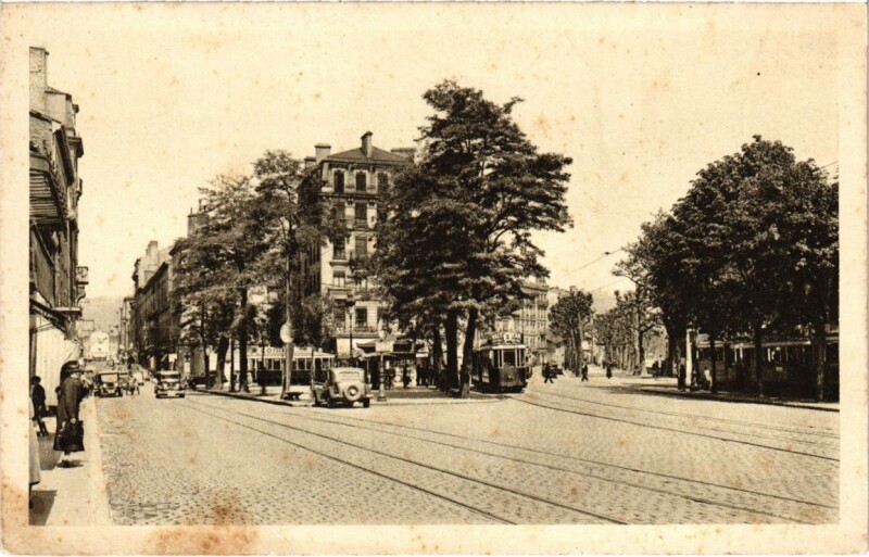 Carte postale ancienne Lyon - Lyon-Vaise - Place du Mont Mouton à Lyon