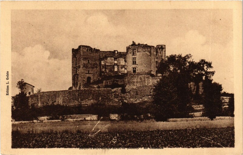 Carte postale ancienne Loire Montrond-les-Bains La Chateau à Montrond-les-Bains