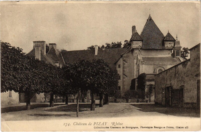 Carte postale ancienne Chateau de Pizay Rhone