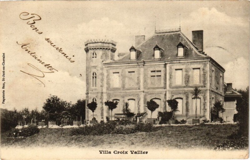 Carte postale ancienne Villa Croix Vallies