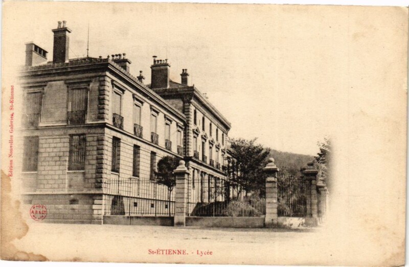 Carte postale ancienne Saint-Etienne - Lycée à Saint-Étienne
