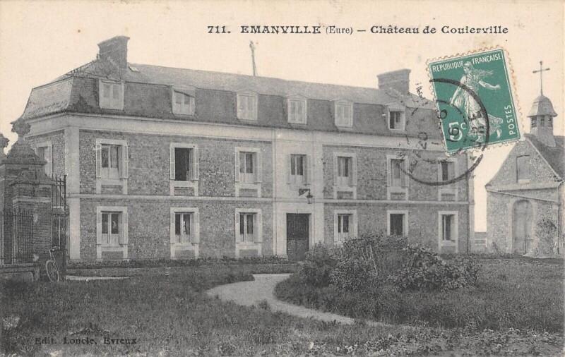 Carte postale ancienne Emanville - Chateau De Couierville à Émanville