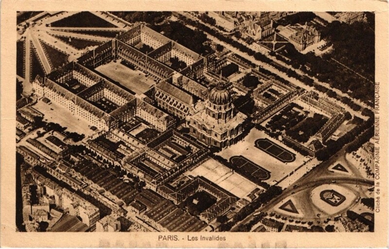 Carte postale ancienne Paris 7e-Les Invalides à Paris 7e