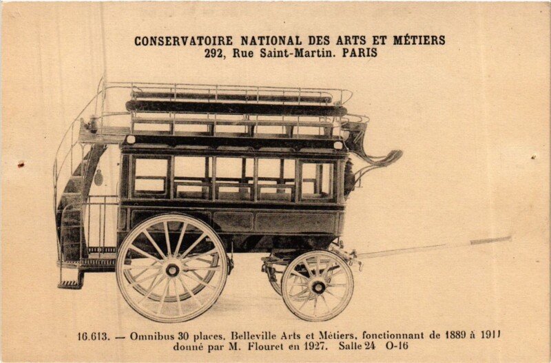 Carte postale ancienne Paris 3e Paris-Conservatoire National des Arts et Métiers à Paris 3e