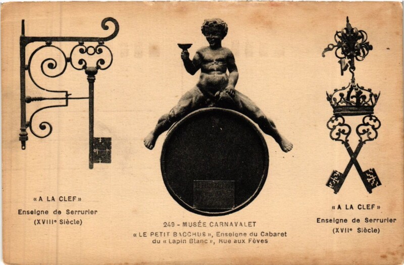 Carte postale ancienne Paris 3e Paris-Musée Carnavalet à Paris 3e