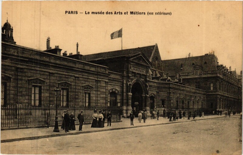 Carte postale ancienne Paris 3e Paris-Le musée des Arts et Métiers à Paris 3e