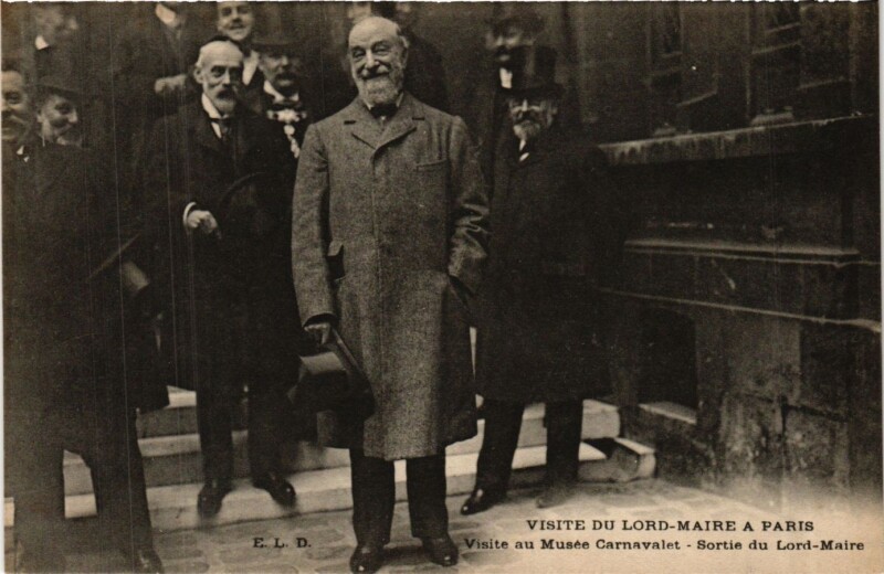 Carte postale ancienne Paris 3e Paris-Visite au Musée Carnavalet-Sortie du Lord-Maire à Paris 3e