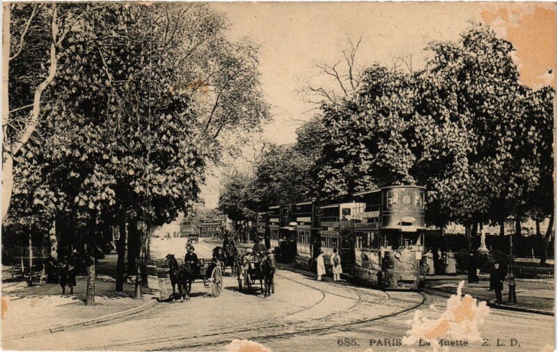 Carte postale ancienne La Muette à Paris 16e