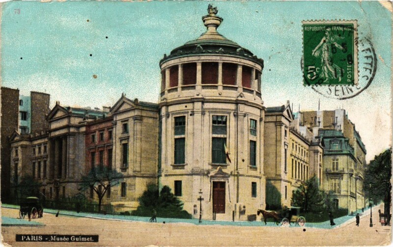 Carte postale ancienne Musée Guimet à Paris 16e