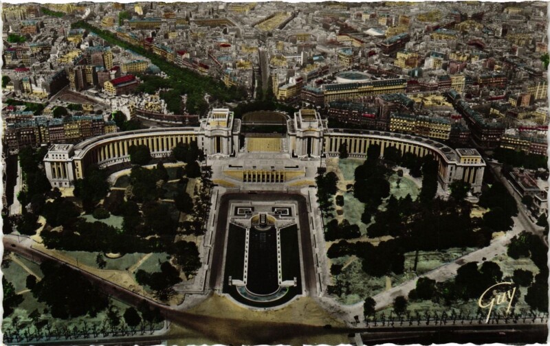 Carte postale ancienne Palais de Chaillot à Paris 7e