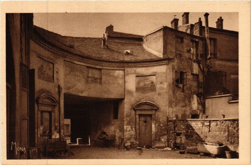 Carte postale ancienne Quartier de Charonne - 5 rue Saint-blaise à Paris 20e