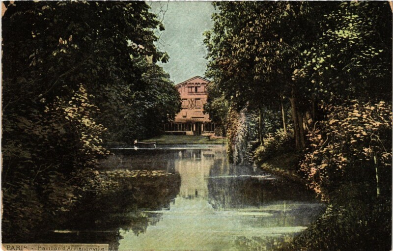 Carte postale ancienne Pavillon d'Armenonville à Paris 16e