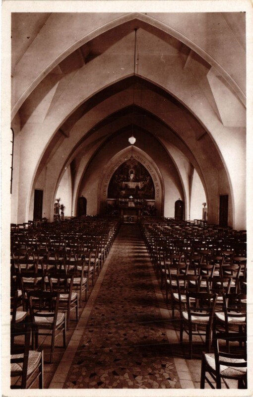 Carte postale ancienne Eglise du Coeur-Eucharistique-de-Jesus à Paris 20e