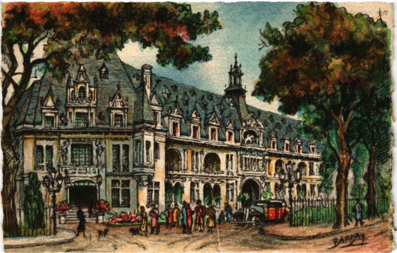 Carte postale ancienne Le Château de Madrid à Paris 16e