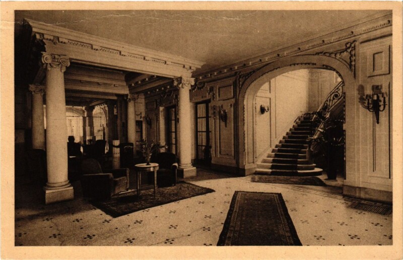 Carte postale ancienne Hôtel La Pérouse à Paris 16e