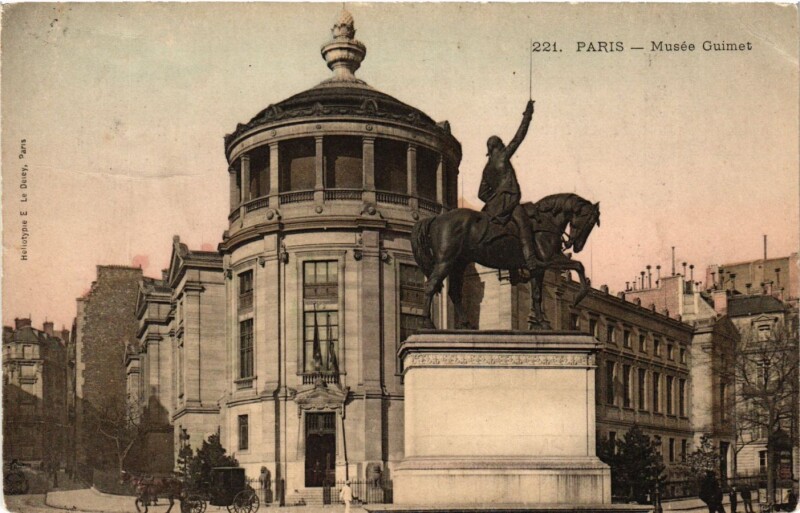 Carte postale ancienne Musée Guimet à Paris 16e