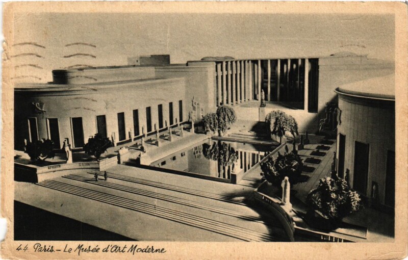 Carte postale ancienne Le Musée d'Art Moderne à Paris 16e
