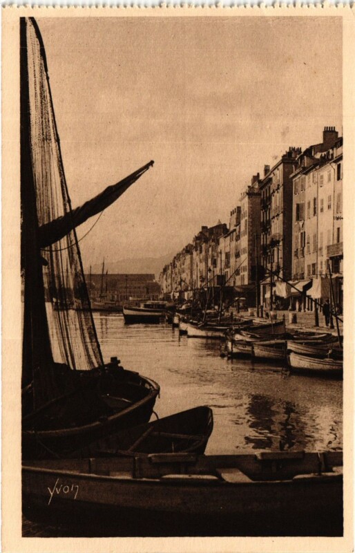 Carte postale ancienne Toulon Un coin du Port à Toulon