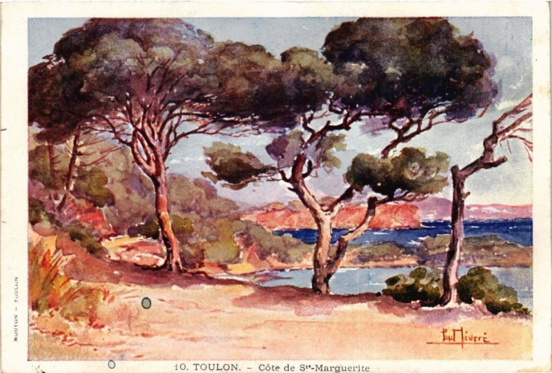 Carte postale ancienne Toulon Cote de Sainte-Marguerite à Toulon
