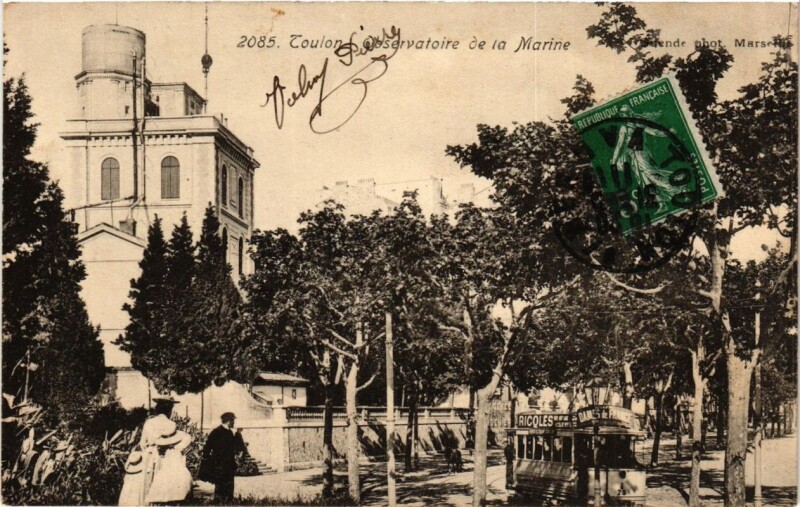 Carte postale ancienne Toulon Observatoire de la Marine à Toulon