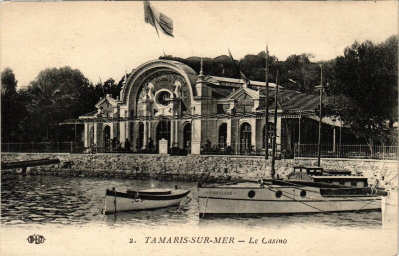 Carte postale ancienne Tamaris-sur-Mer - Le Casino