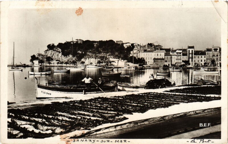 Carte postale ancienne Sanary-sur-Mer - Le Port à Sanary-sur-Mer