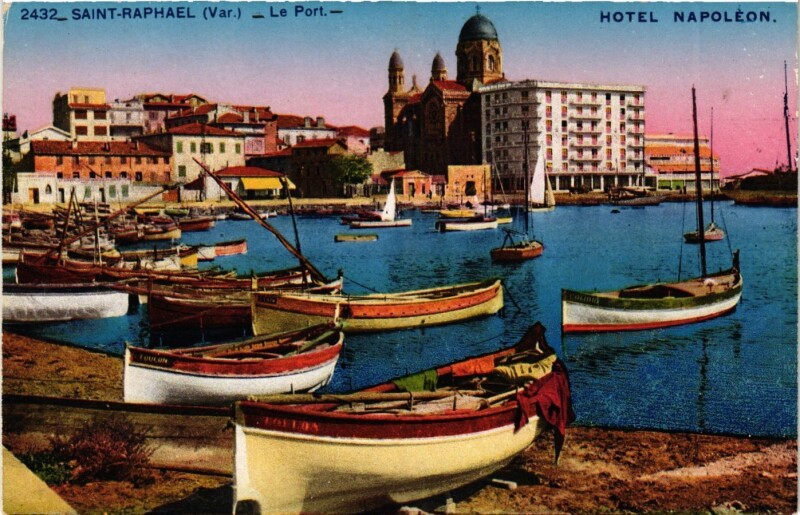 Carte postale ancienne Saint-Raphael - Le Port à Saint-Raphaël