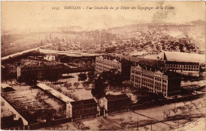 Carte postale ancienne Toulon - Vue générale à Toulon