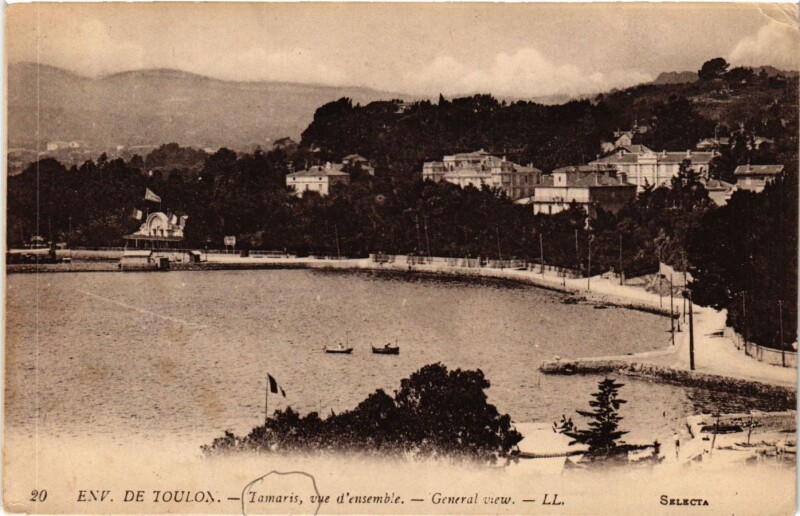 Carte postale ancienne Environs de Toulon - Tamaris à Toulon