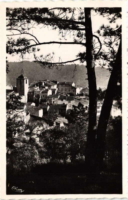 Carte postale ancienne Ramatuelle - Vue générale à Ramatuelle
