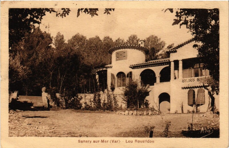 Carte postale ancienne Sanary-sur-Mer - Lou Roustidou à Sanary-sur-Mer