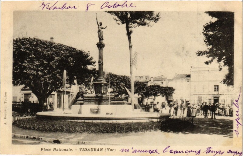 Carte postale ancienne Vidauban à Vidauban